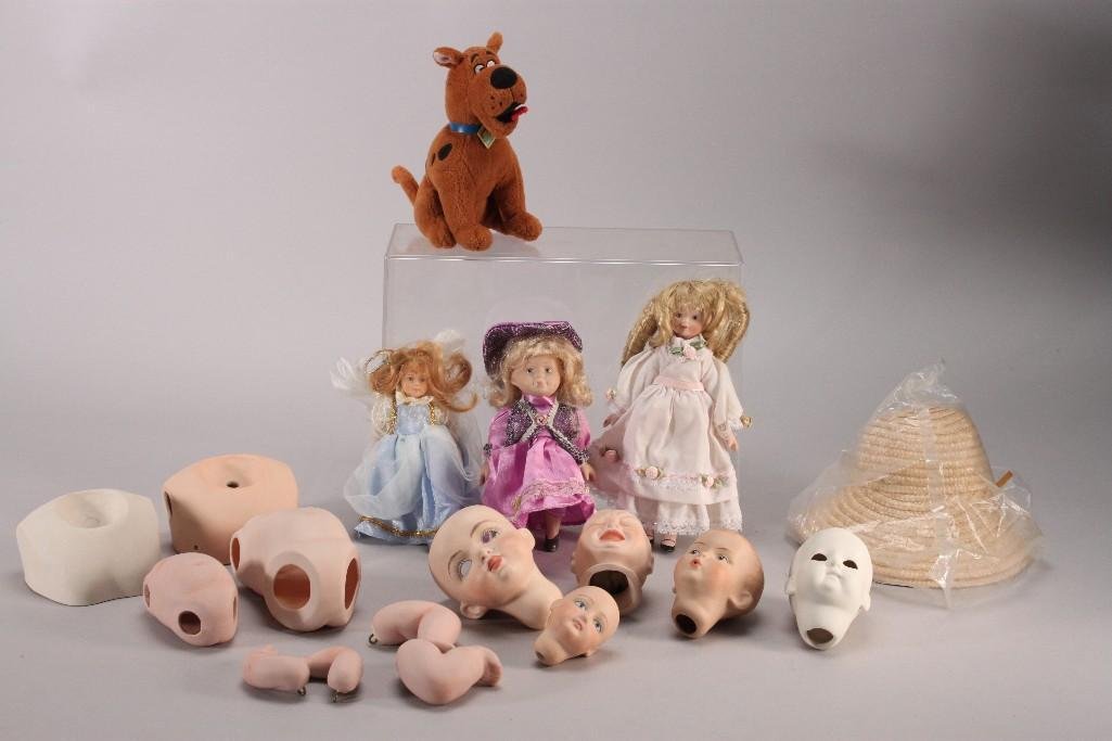 Vintage Porcelain Dolls & Parts (1 of 6)
