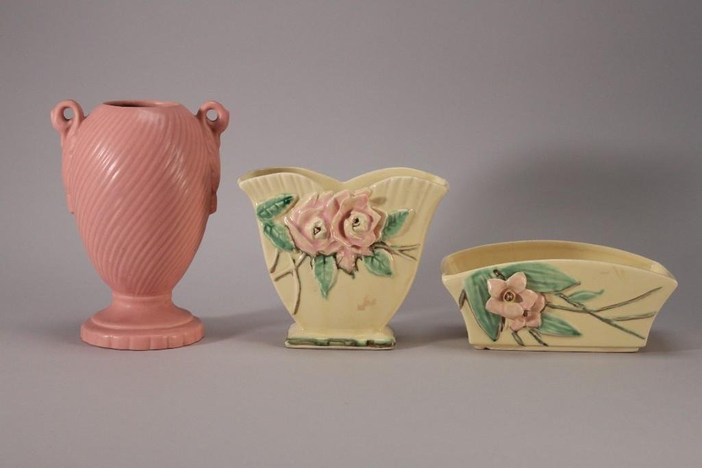 McCoy & Haiger Pottery Vases (3) (1 of 8)