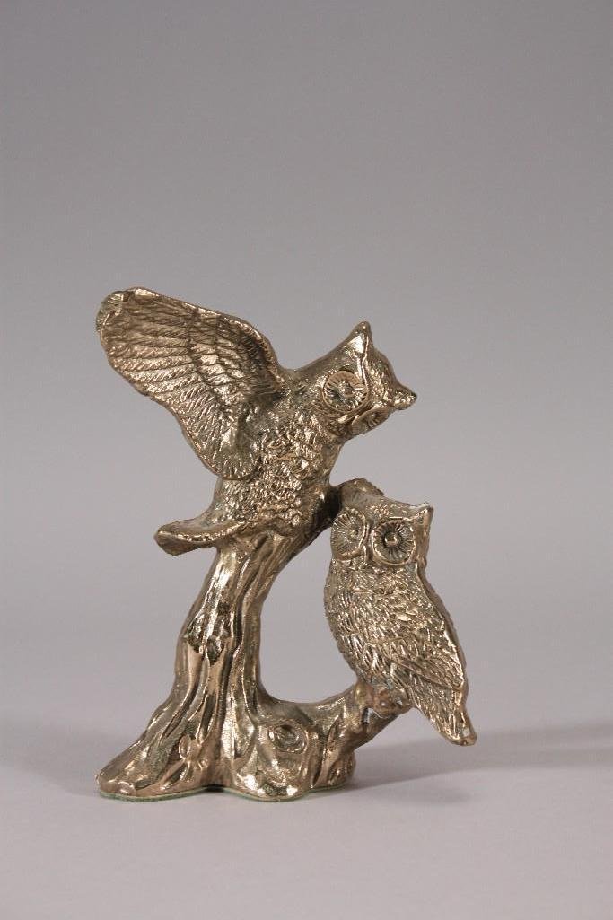 Decorative Brass Owl Sculpture (1 of 6)