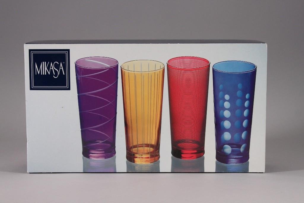 Mikasa Multi Colored Beverage Glasses (1 of 3)