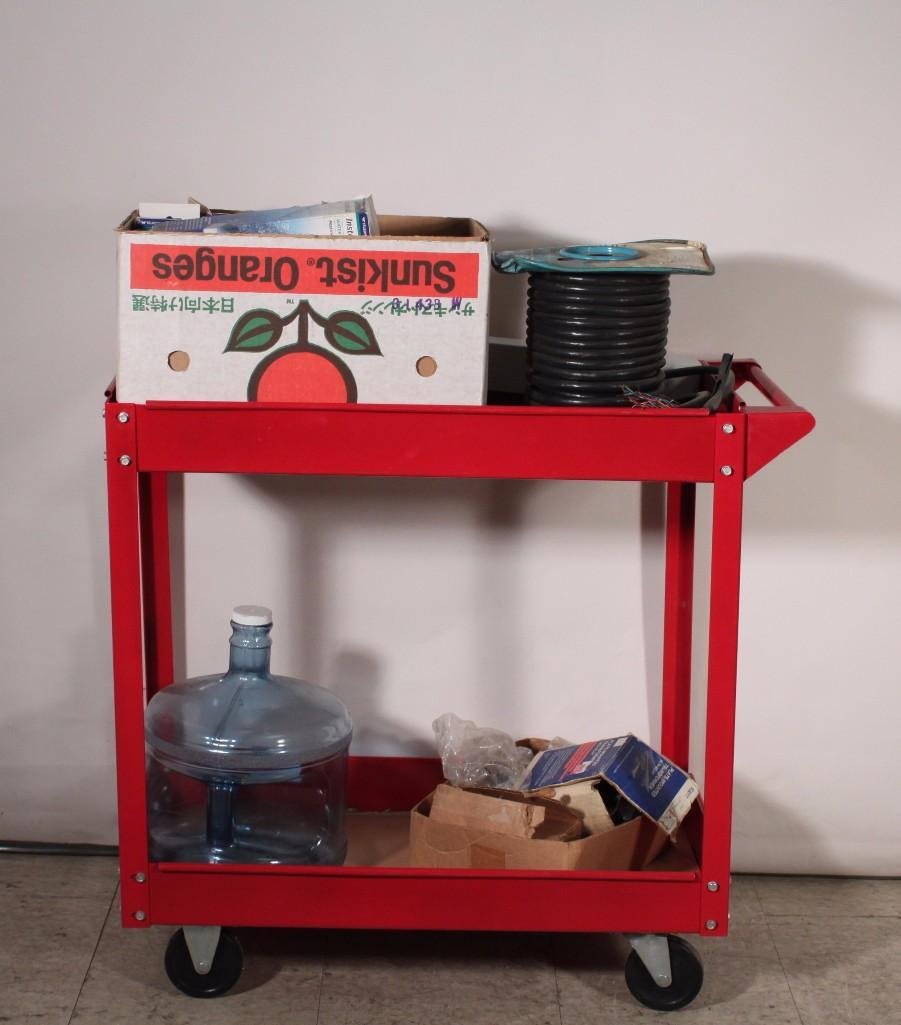 Utility Cart with Contents (1 of 5)
