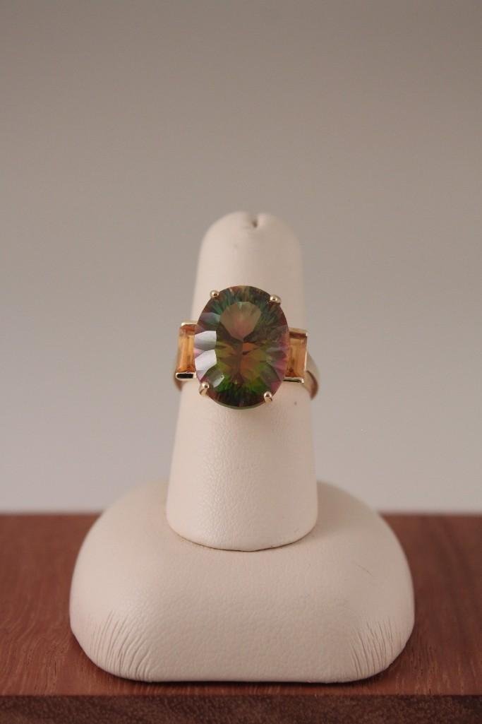 Ladies 10K YG Fashion Ring (1 of 8)