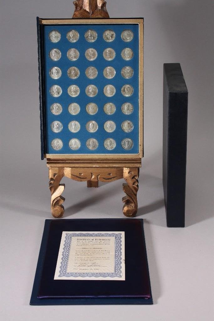 Sterling Presidential Franklin Mint Set (35) (1 of 6)