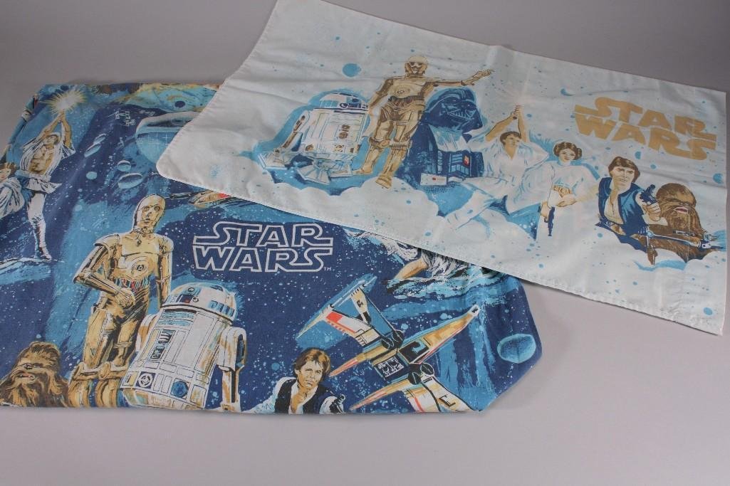 Vintage Star Wars Sheet & Pillow Case (1 of 3)