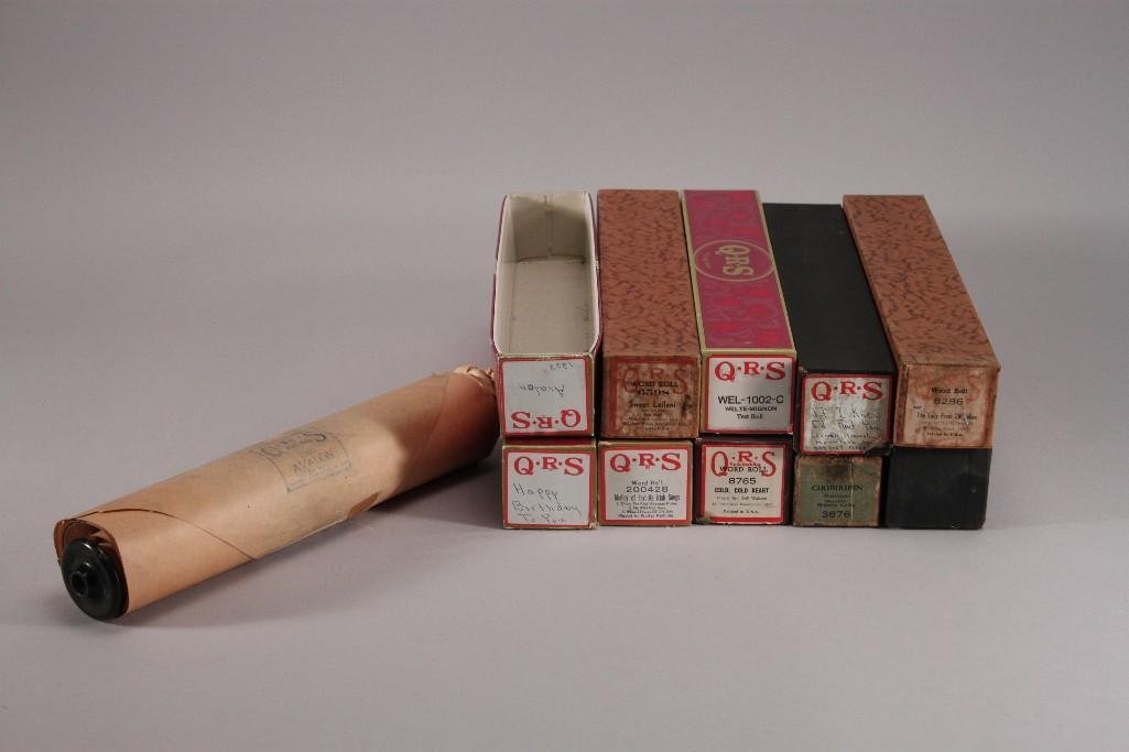 Vintage Word Player Piano Rolls (10) (1 of 6)