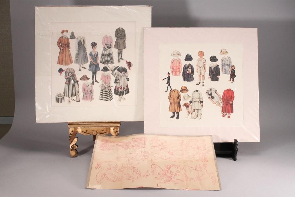 Vintage Paper Dolls & Clothes (1 of 6)