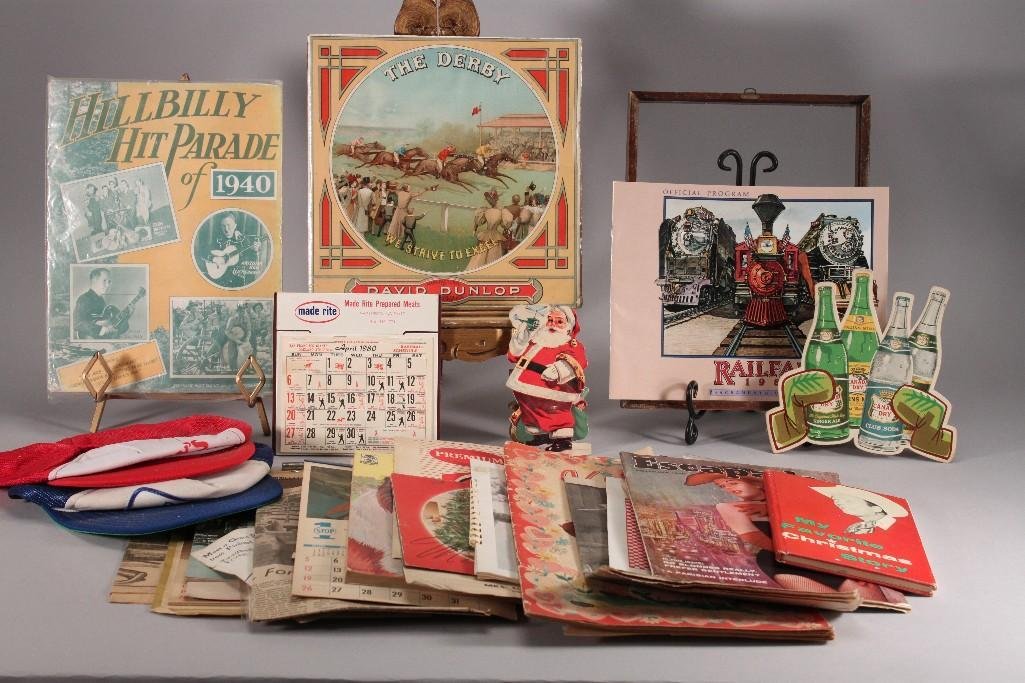Vintage Ads, Ephemera, and Calendars (1 of 7)