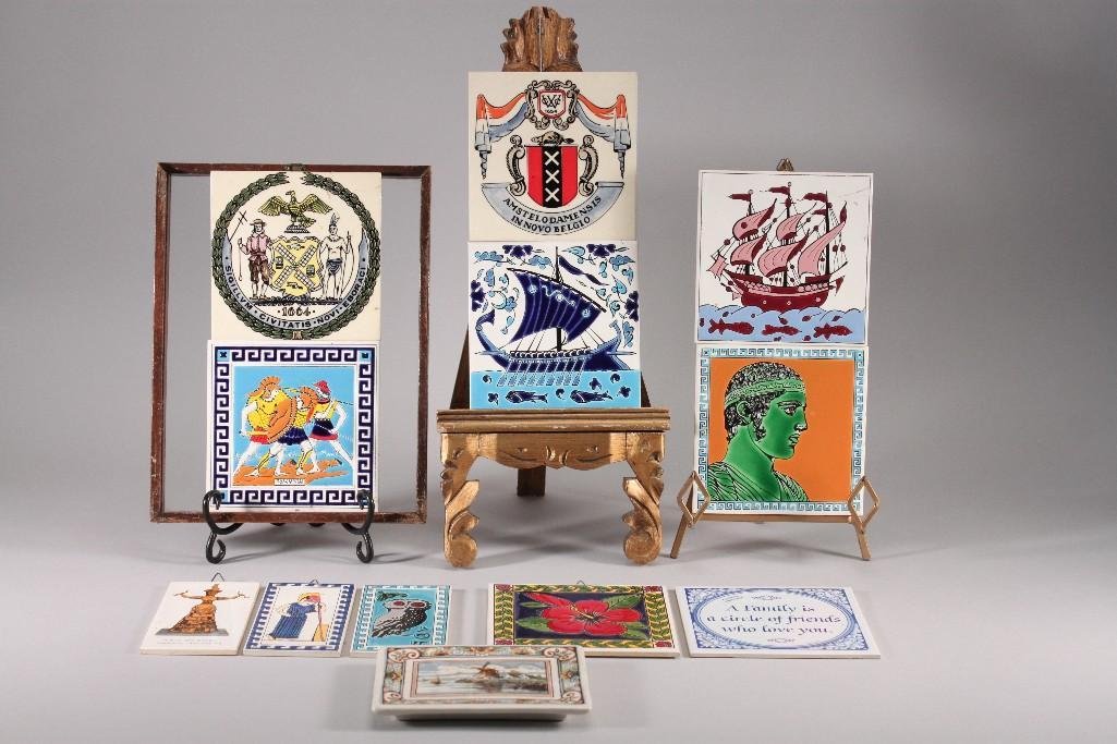 Vintage Decorative Ceramic Tiles (12) (1 of 7)