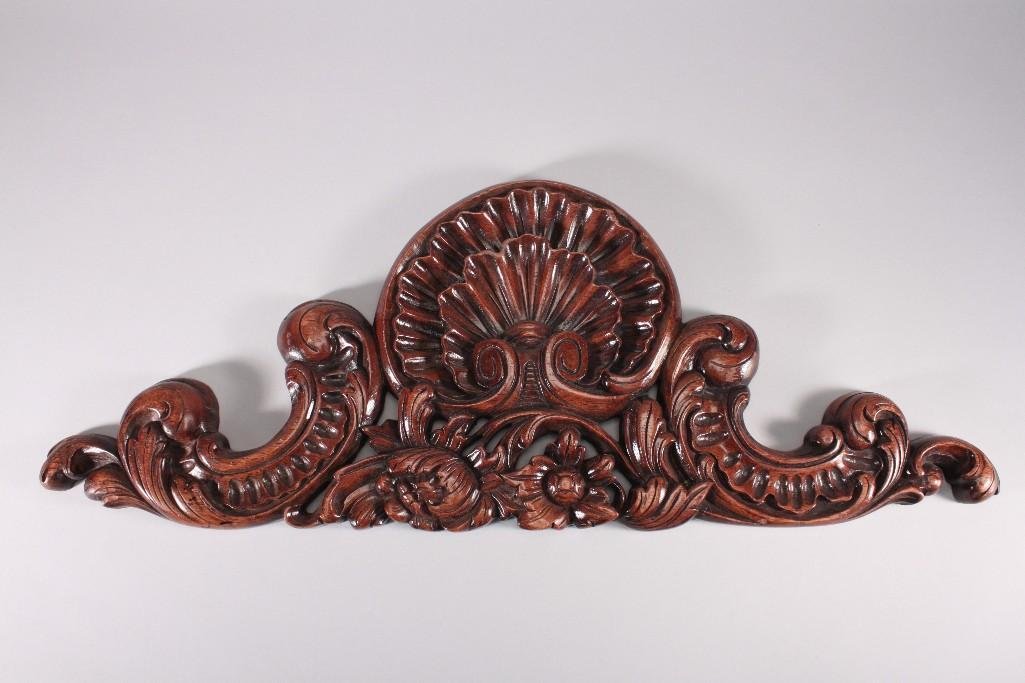 Carved Wood Wall Decor (1 of 5)