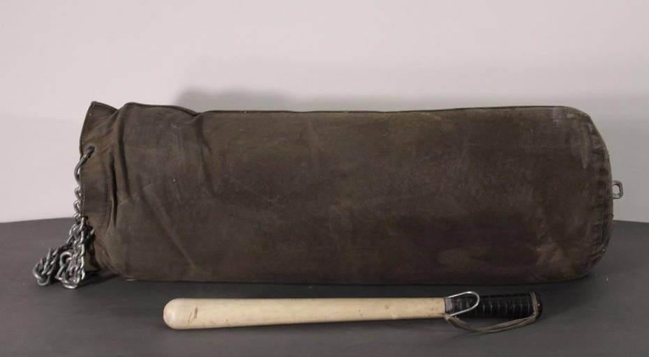 Vintage Boxing Bag & Baton (2)