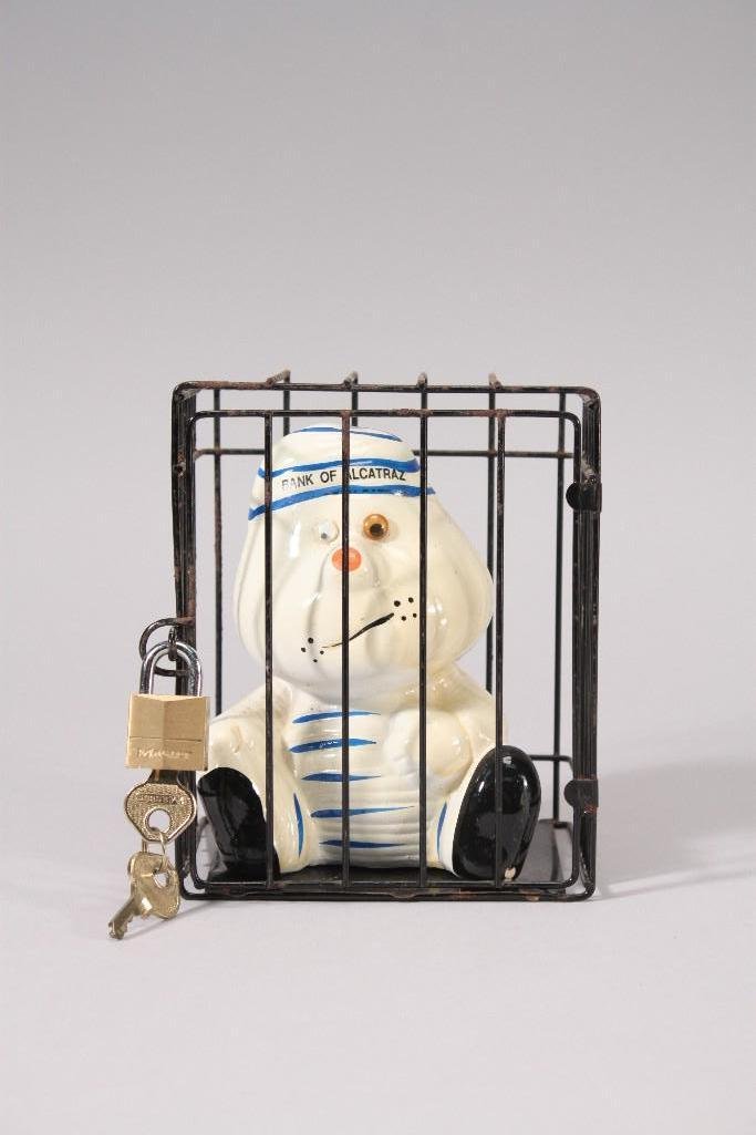 Vintage Bank of Alcatraz Piggy Bank (1 of 4)