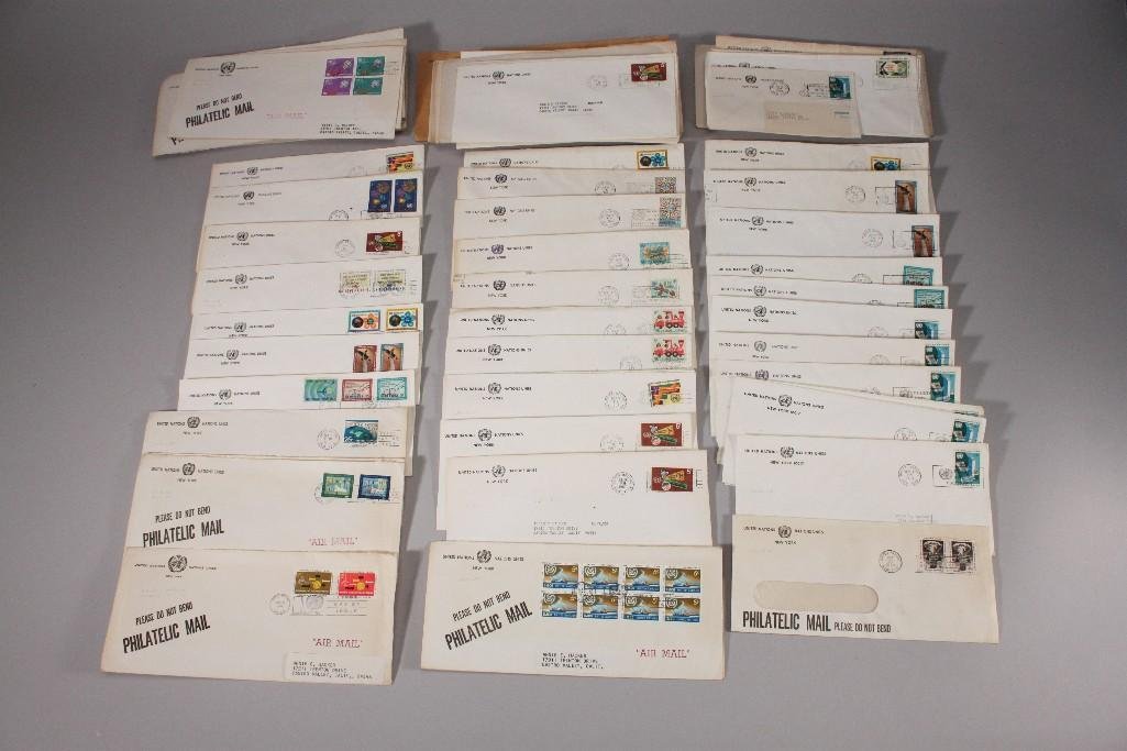Vintage United Nations Stamped Envelopes (100+) (1 of 10)
