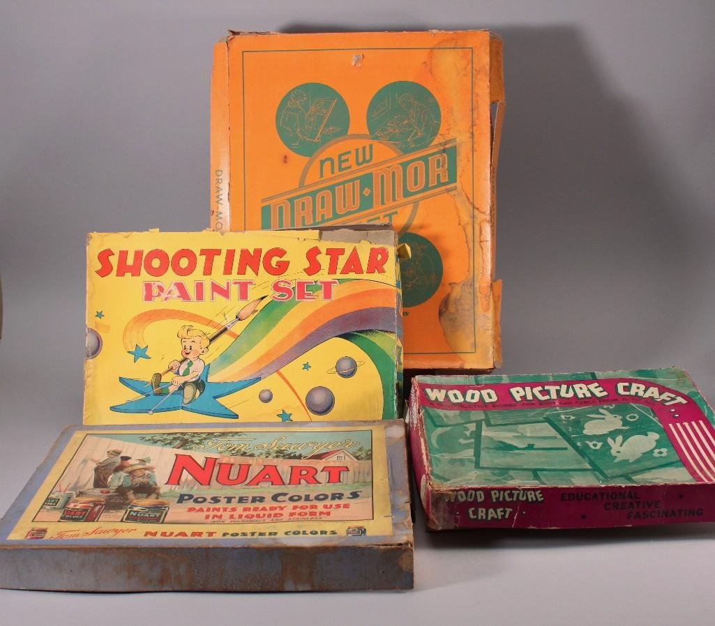 Vintage Drawing and Arts & Craft Kits (4) (1 of 6)