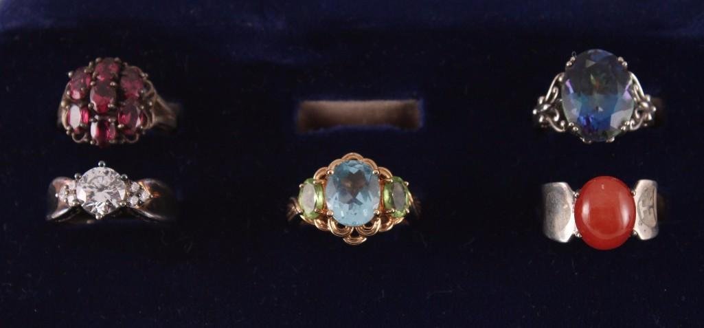 Ladies Sterling Fashion Rings (5) (1 of 7)