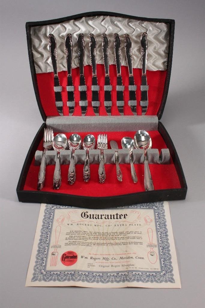 Original Rogers Silver Plate Flatware Set (48) (1 of 7)