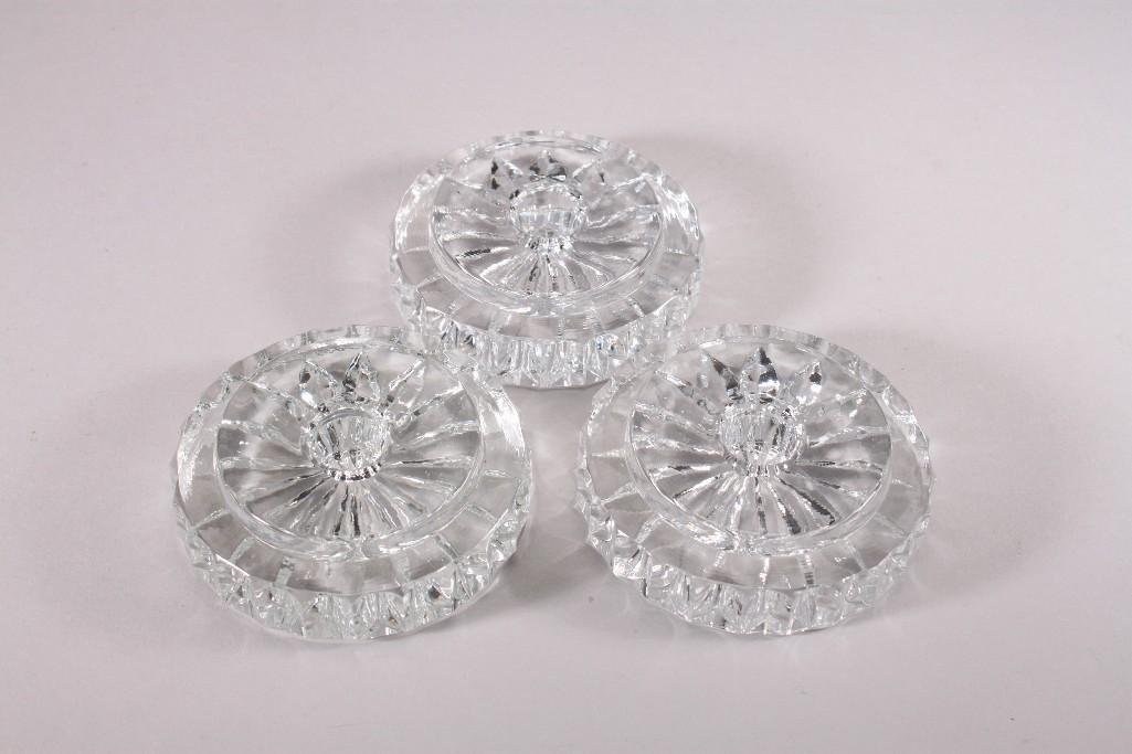 Block Crystal Candle Holders (3) (1 of 4)