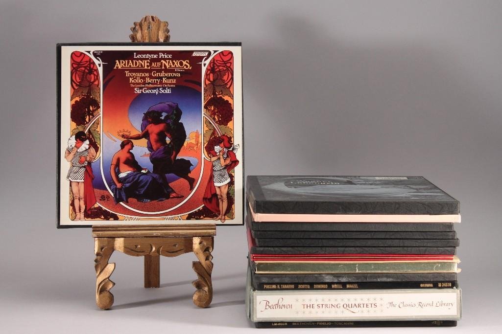 Vintage Vinyl Records: Kurt Weill, AriadneAuf Naxos, Beethoven: The String Quarters, Iltabarro, Wagner Lohengrin, and more. Records are in good pre-owned condition.