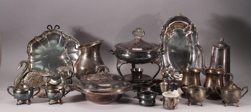 Silverplate Serving Pieces (1 of 8)
