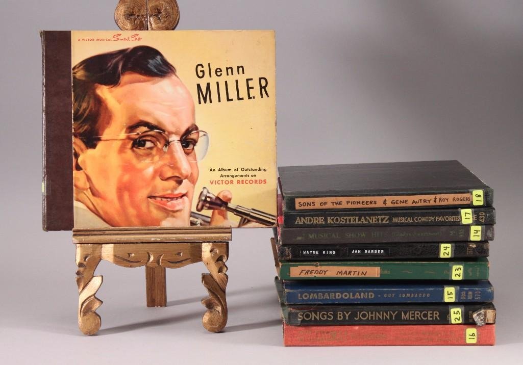 Vintage Vinyl Record Collections (9): Glenn Miller, Songs By Johnny Mercer, Freddy Martin, Wayne King, Andre Kostelanetz, Sons of the Pioneers & Gene Autry& Roy Rogers, and more.
