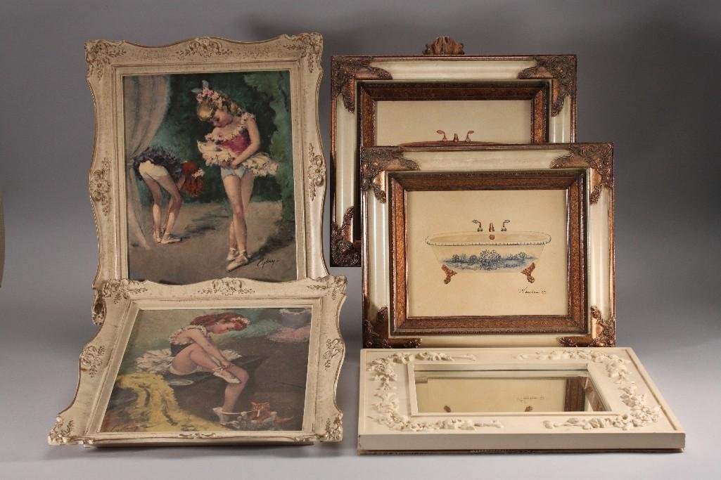 Framed Artwork and Mirror (5) (1 of 8)