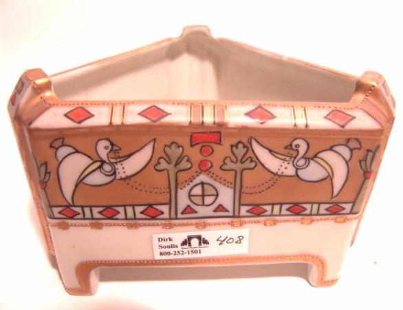 ART DECO NIPPON 3 SIDED BOWL