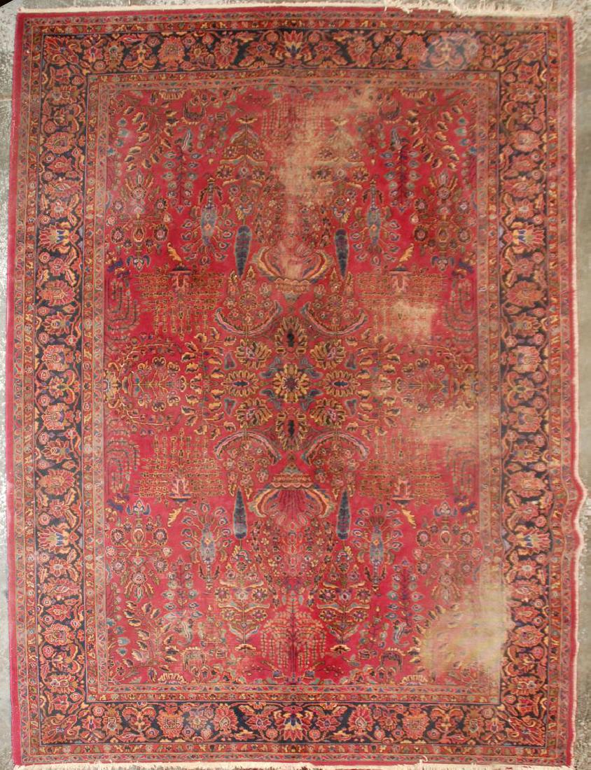 A MACHINE MADE PERSIAN STYLE ROOM SIZE RUG (1 of 10)