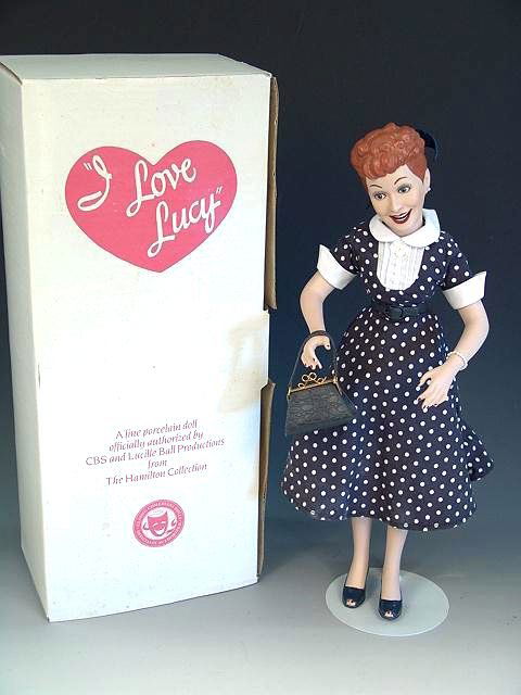 lucille ball porcelain doll
