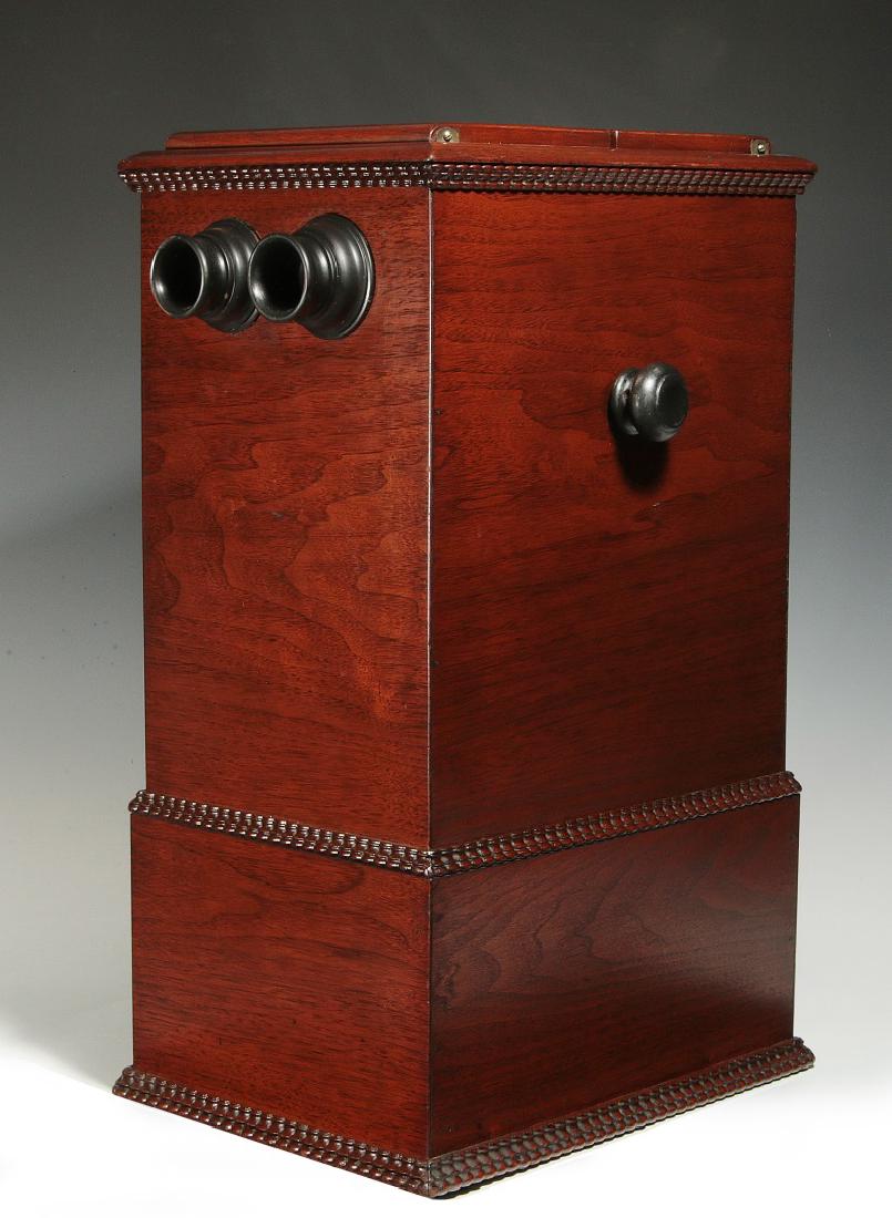A TALL HANDSOME BECKER PATTERN DOUBLE STEREOSCOPE (1 of 8)