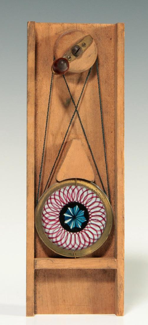 MAGIC LANTERN KALEIDOSCOPE: Crank turns, fully functional. Measures 7 x 2.25 inches. We happily provide seamless in-house packing and shipping services on nearly everything we sell.