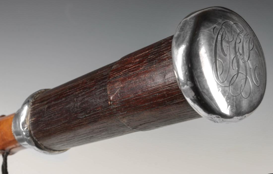 A CIRCA 1900 HIDDEN TELESCOPE WALKING STICK (1 of 10)