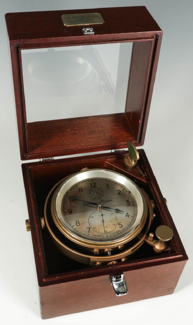 A THOMAS MERCER BOXED SHIP'S CHRONOMETER (1 of 9)