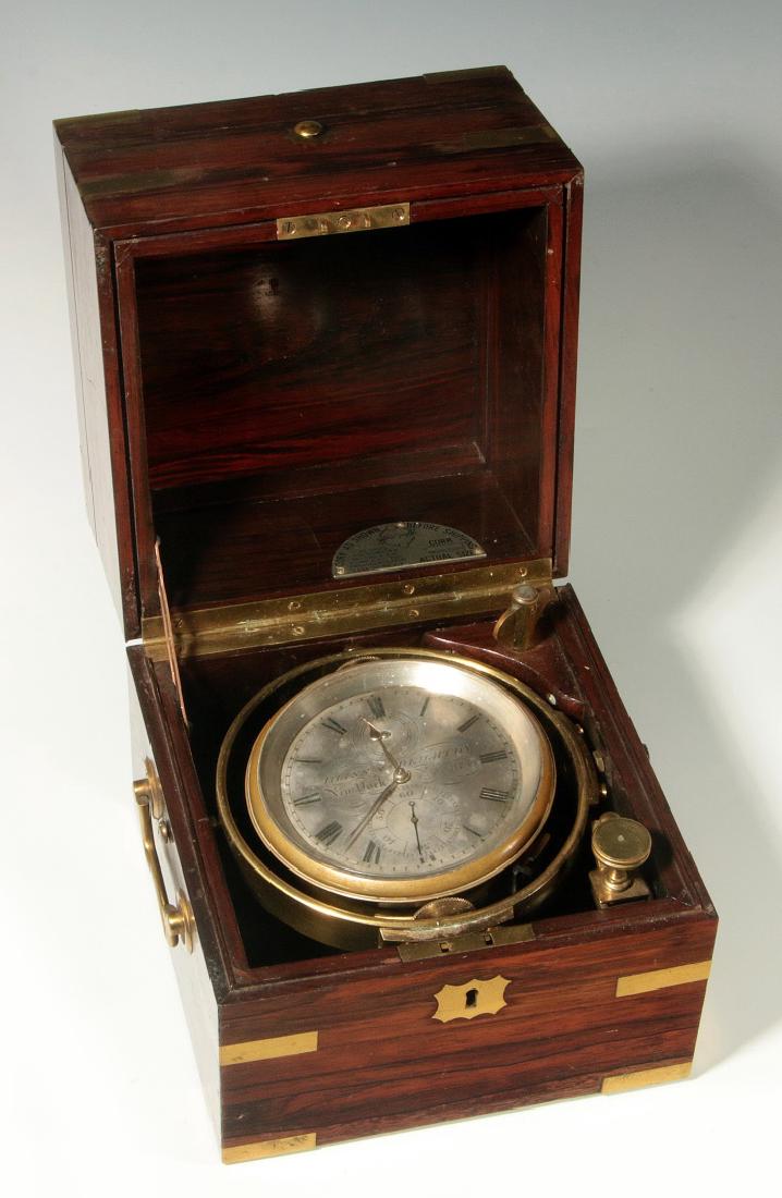 A CIRCA1900 BLISS AND CREIGHTON MARINE CHRONOMETER (1 of 10)