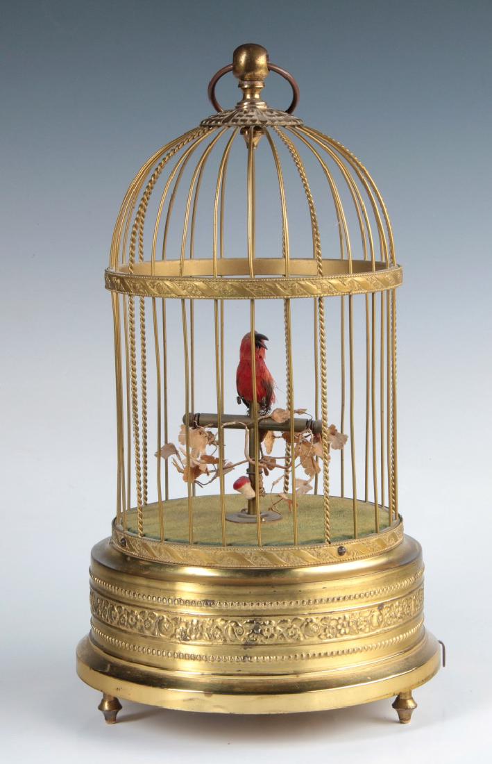 A 20TH CENTURY SINGING BIRD AUTOMATON MUSCI BOX (1 of 9)