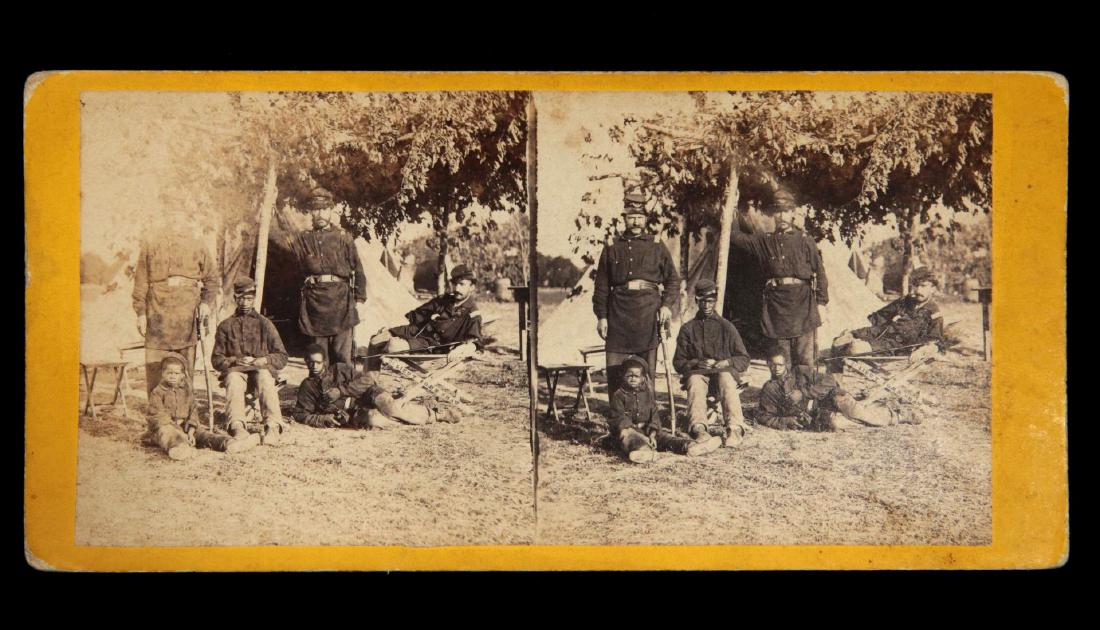 CIVIL WAR STEREOVIEW-CONTRABAND FOREGROUND (1 of 2)