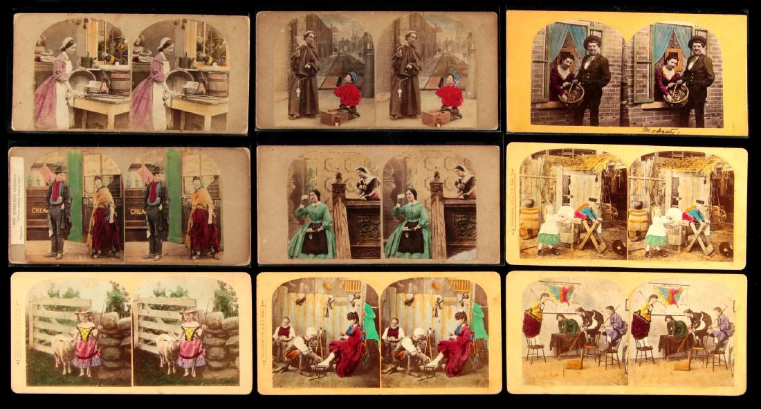 FIFTY-ONE HAND COLORED STEREOVIEWS (1 of 10)