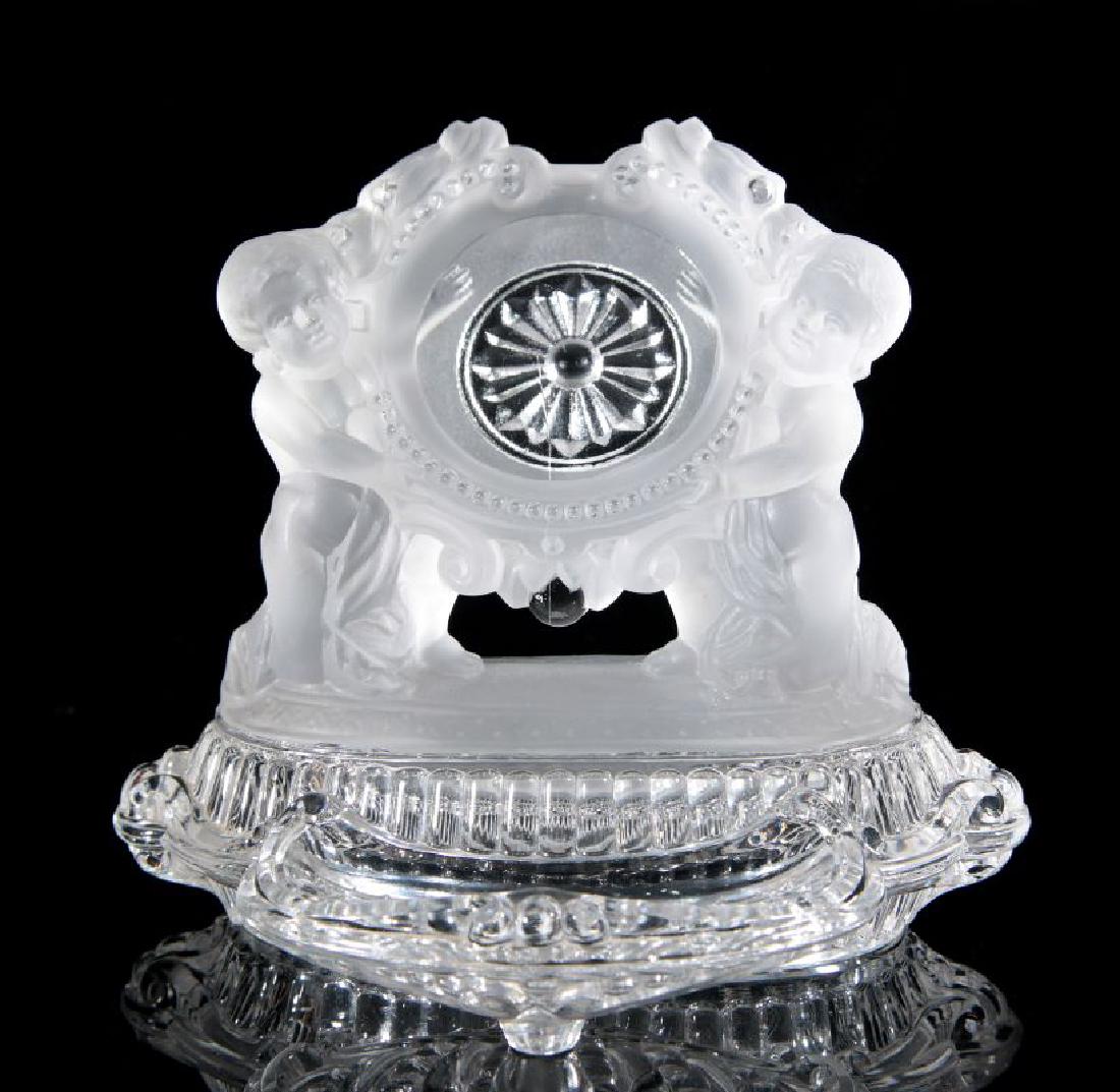 A BACCARAT FRENCH CRYSTAL WATCH HOLDER (1 of 9)