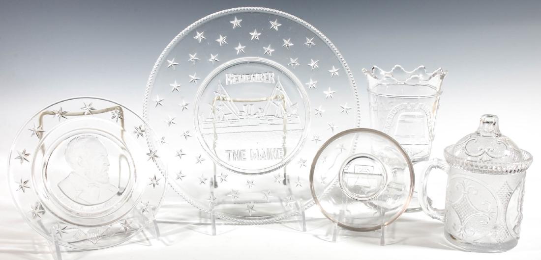 A COLLECTION OF 19TH C. AMERICAN HISTORICAL GLASS (1 of 8)
