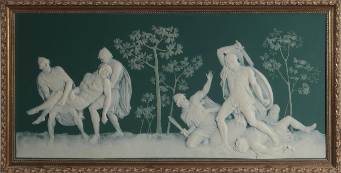 A METTLACH PATE-SUR-PATE TYPE PHANOLITH PLAQUE (1 of 11)