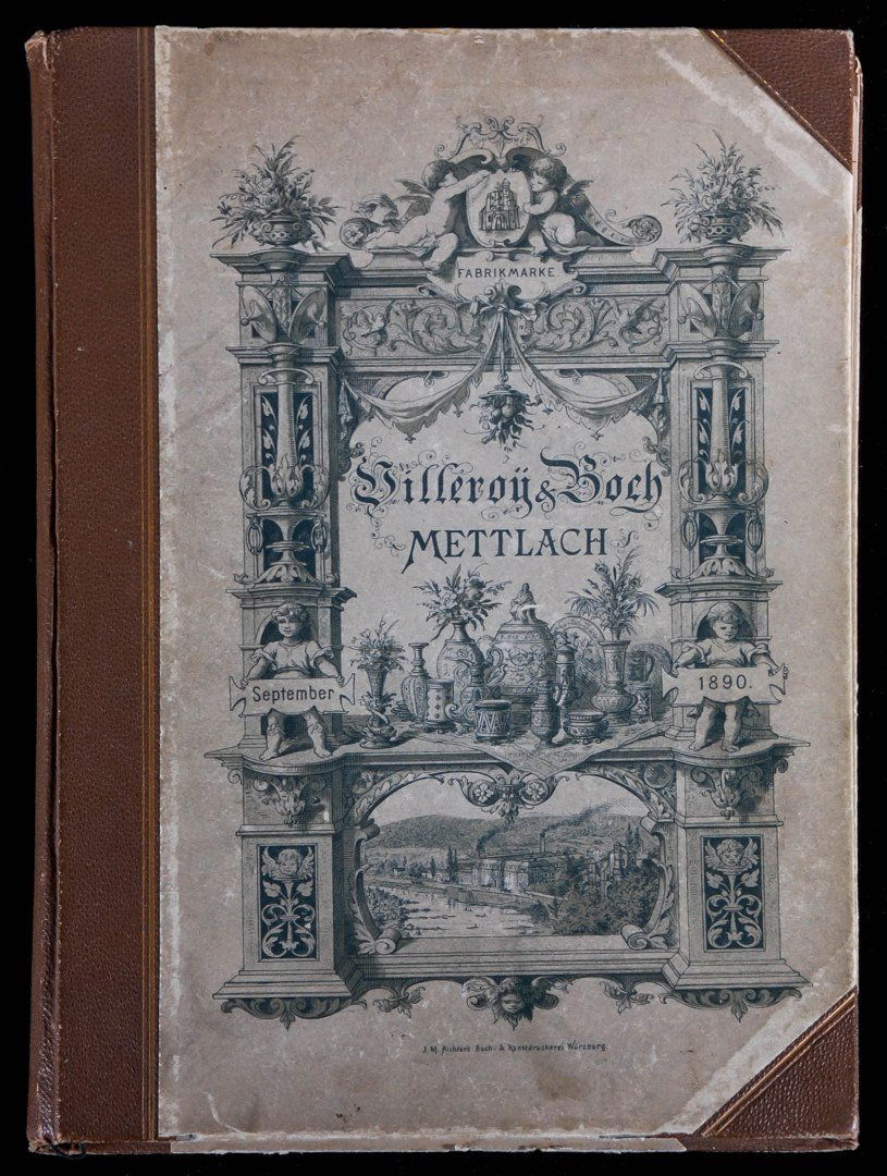 AN ORIGINAL 1891 VILLEROY & BOCH METTLACH TRADE CATALOG (1 of 8)