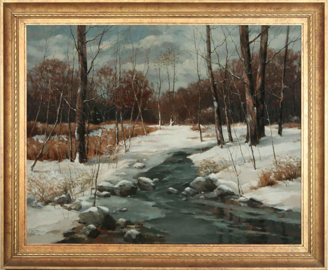 RICHARD DEAN TURNER (1935-2012) OIL ON CANVAS (1 of 9)