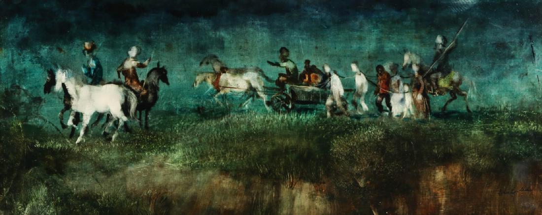 ENDRE SZASZ (1926-2003) OIL ON PANEL (1 of 8)