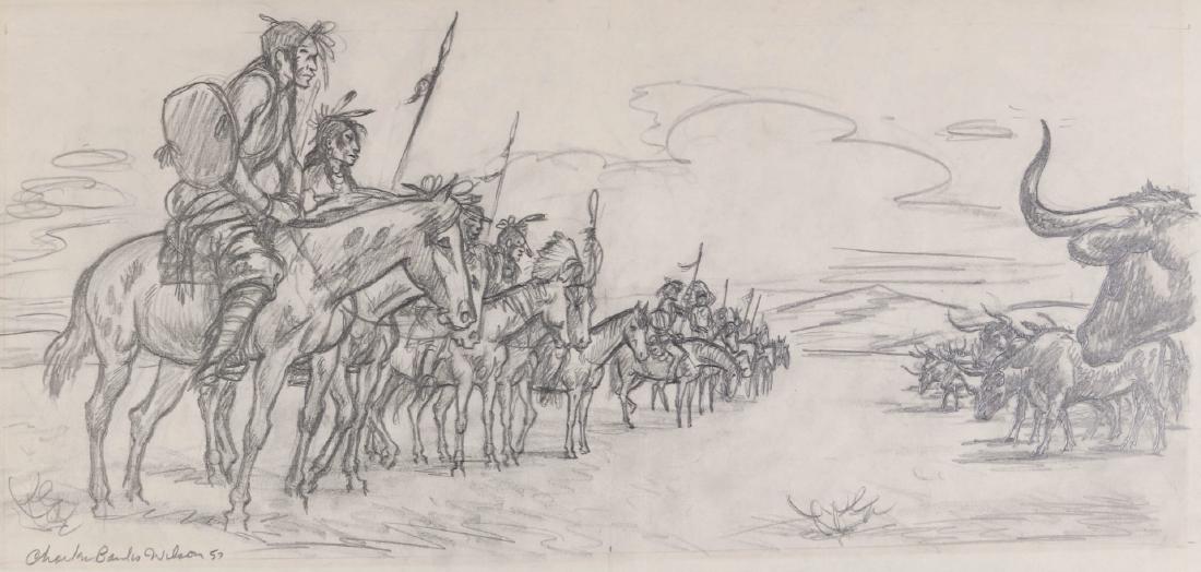 CHARLES BANKS WILSON (1918-2013) GRAPHITE (1 of 10)