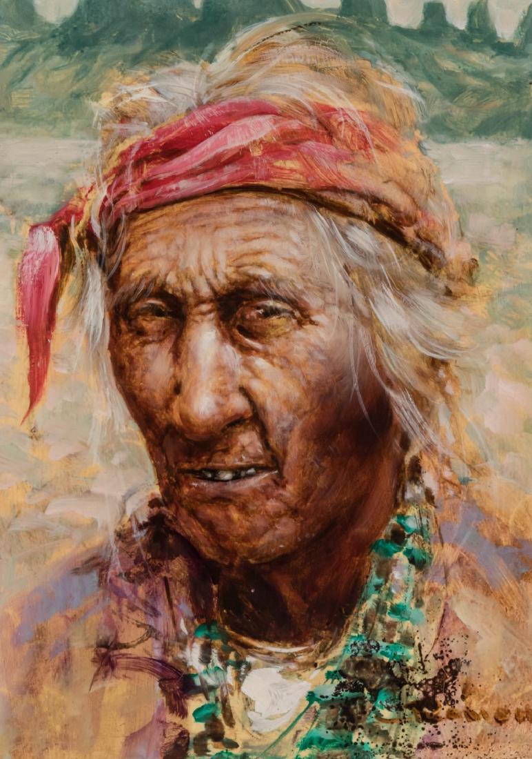 RAMON RICE (1928-1985) OIL ON PANEL (1 of 8)