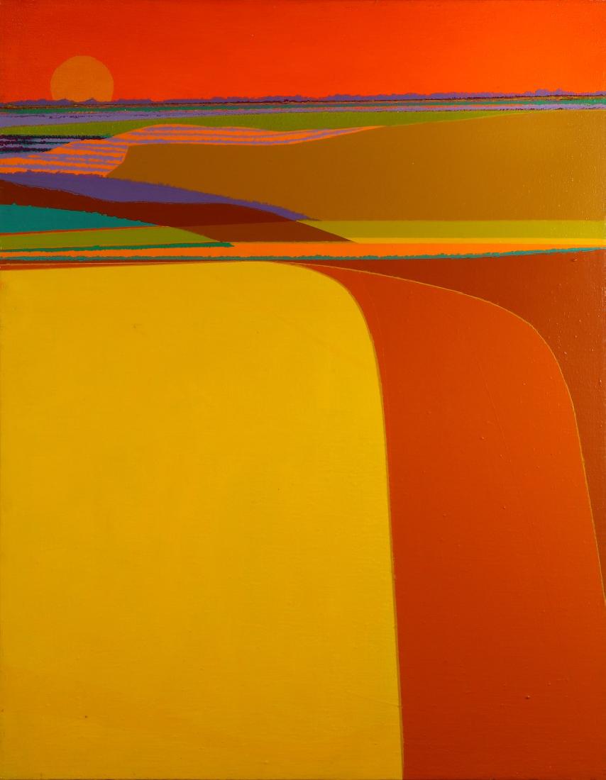 EDWARD R. LEWIS (1914-1992) ACRYLIC ON CANVAS (1 of 6)