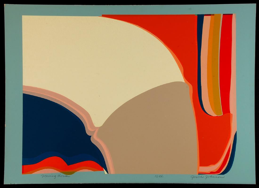 GERALD JOHNSON (1949-2009) PENCIL SIGNED SERIGRAPH (1 of 4)