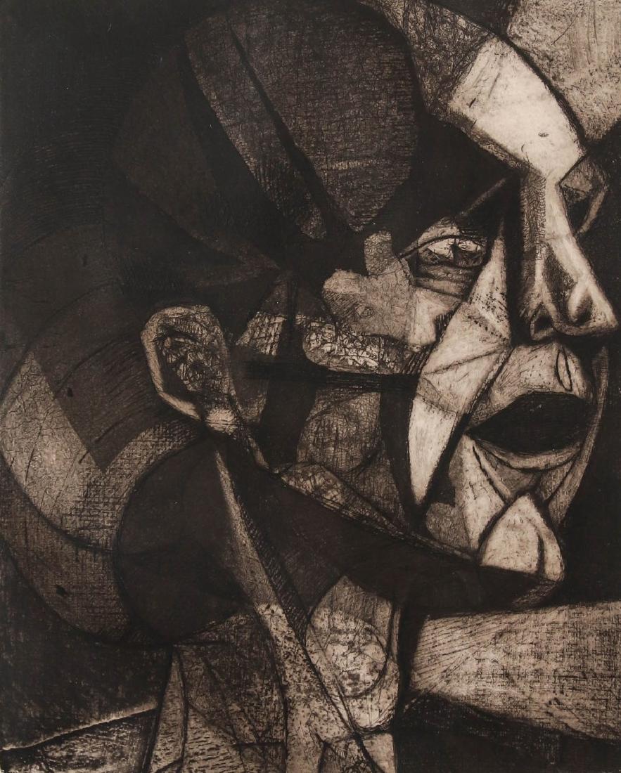 JOHN JOSEPH TALLEUR (1925-2001) PENCIL SIGNED ETCHING (1 of 10)