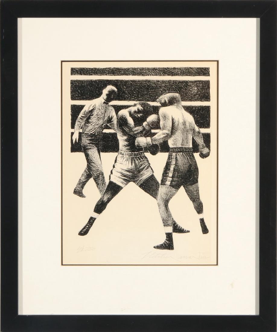 FLETCHER MARTIN (1904-1979) PENCIL SIGNED LITHOGRAPH (1 of 10)