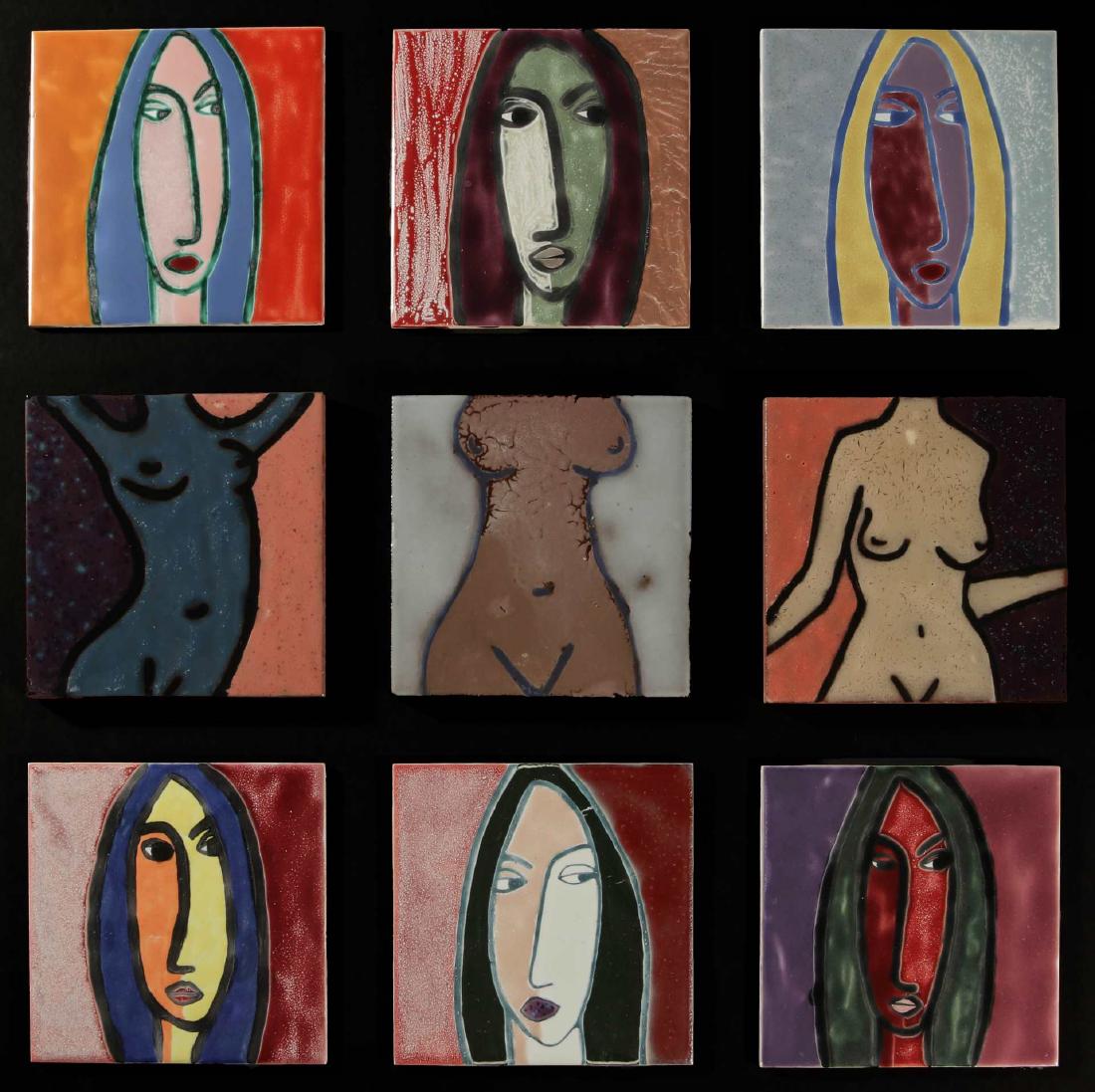 JIM MYERS (1958 - 2013) ENAMELED TILES (1 of 8)