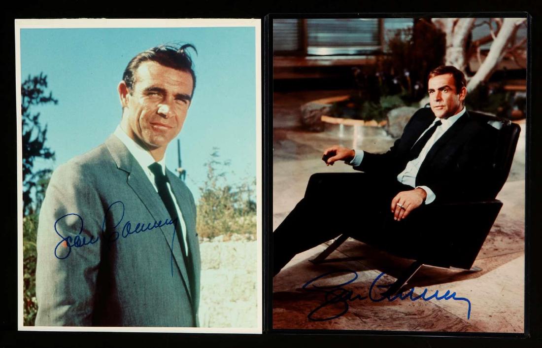 TWO SIGNED SEAN CONNERY PHOTOGRAPHS (1 of 5)