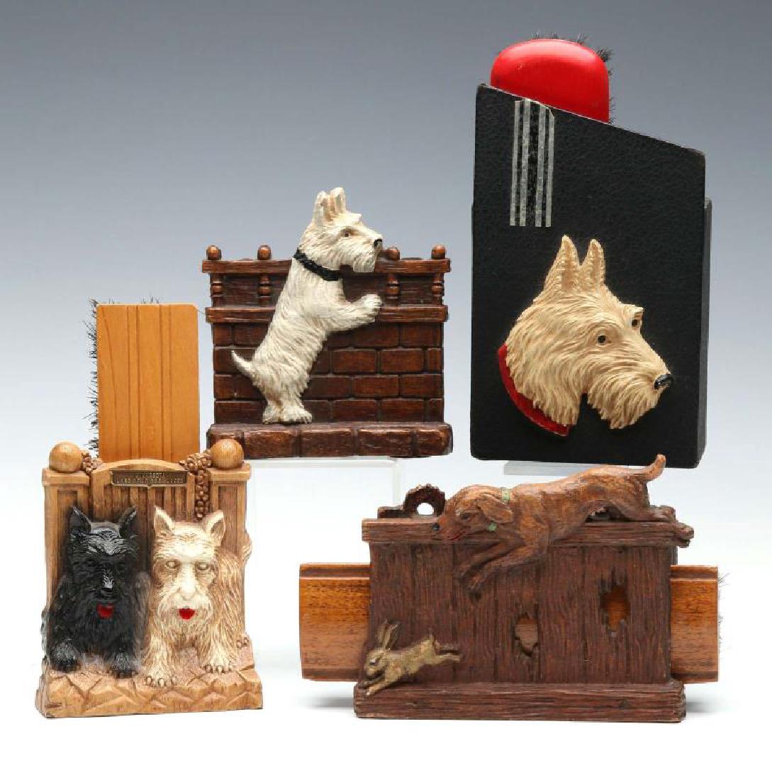 GROUP OF SYROCO TYPE BRUSH HOLDERS (1 of 9)